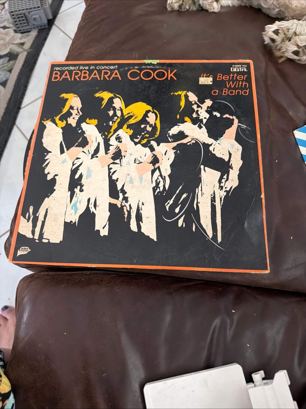 Barbara Cook "It's Better With a Band" Vinyl Album - Black & Orange Cover